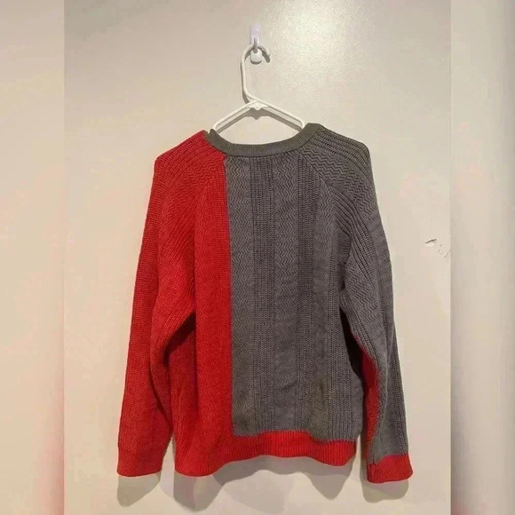 Tyakasha RARE Red and Grey Pullover Sweater - Picture 5 of 5
